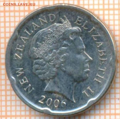 Новая Зеландия 20 центов 2006 г., до 04.03.2024 г. в 22.00 - Новая Зеландия 20 центов 2006 231