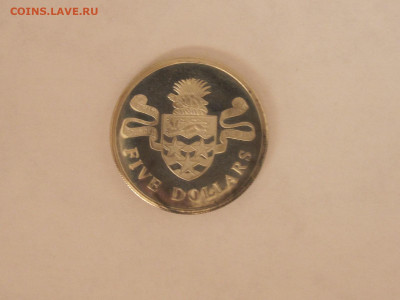 5 долларов 1974 Каймановы острова ПРУФ нечастая - IMG_6853.JPG