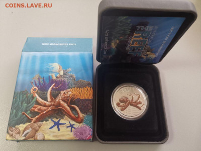 50цен 2012 Австралия - Осьминог, Ag999. Серия REEF, до 06.03 - ЯЯ Осьминог-1