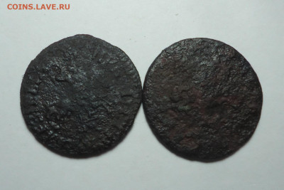 Копейки Петра 1. 1705 г. 1713 г. До 03.03.2024. - 02.JPG