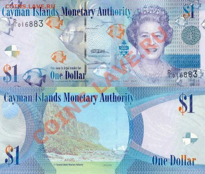 Каймановы острова 1Доллар 2010г.  13.01.12  21-00(мск) - Cayman_1Dollars_2010