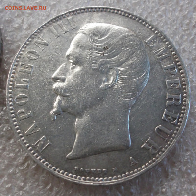 Франция 5 франков 1847, 1849 и 1855 годы. - 010.JPG
