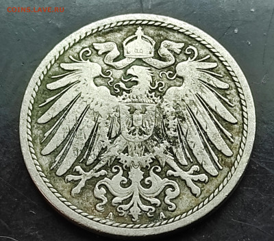 Германия 10 пфеннигов 1896 А до 6.03.2024 - IMG_20240229_131848