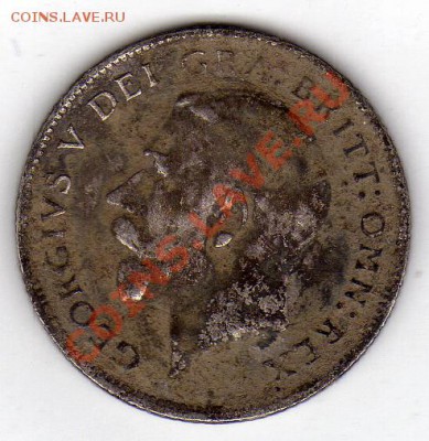 Ag Великобритания 6 пенсов 1921 до 16.01-22ч (1189) - img057