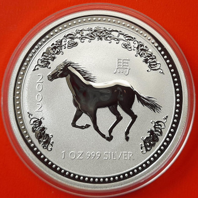 Австралия –2002–1 доллар "Год Лошади" – до 22:00, 02.03.24 - 2002-6