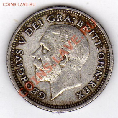 Ag Великобритания 6 пенсов 1927 до 16.01-22ч (1189) - img069