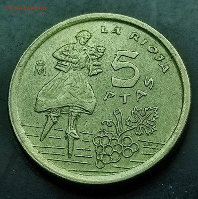Испания 5 песет 1996 юбилейная до 7.03.2024 - IMG_20240302_010359