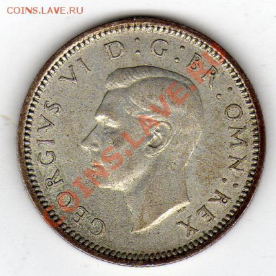 Ag Великобритания 6 пенсов 1941 до 16.01-22ч (1189) - img097