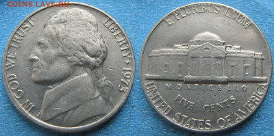 фикс США 5 центов 1970-2002 до 08-03-24 в 22:00 - 22.39. -США 5 центов 1973    170-к57-10454