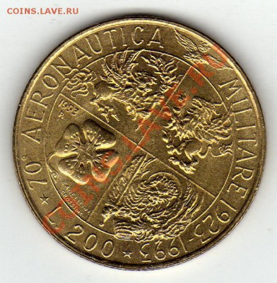 Италия 200 лир 1993 Военная авиация до 16.01.12 в 22ч (1337) - img128