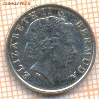 Бермуды 10 центов 2008 г., до 08.03.2024 г. в 22.00 по Москв - Бермуды 10 центов 2008 261а