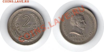 >L< Уругвай 2 сентим 1953 до 17.01.12 20:00 - Уругвай_2_сентим_53