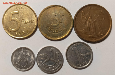 Набор монет Бельгии до 06.03.2024 в 22.00 MSK - Бельгия -110р