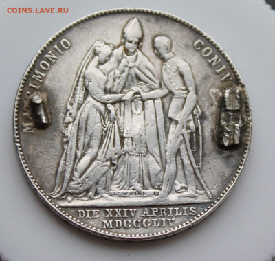 Австрия 1 гульден 1854 с украшения - IMG_5156.JPG