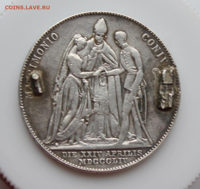 Австрия 1 гульден 1854 с украшения - IMG_5155.JPG