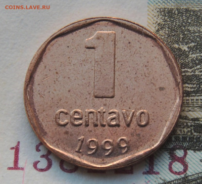 Аргентина 1 сентаво 1999 до 9.03.2024 - Аргентина 1 сентаво 1999 .JPG