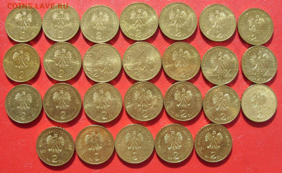 2 злотых 2010 год (26 штук). - 2 злотых 2010 26 шт - 2
