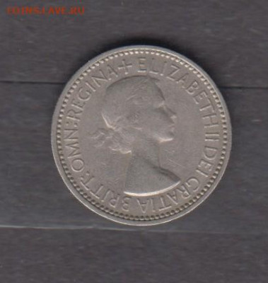 Великобритания 1953 1 шиллинг  до 07 03 - 181а