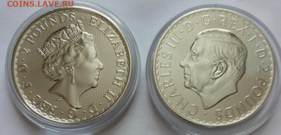 Великобритания, 2 фунта 2023 (Елизавета II и Карл III) - IMG_20240304_090211