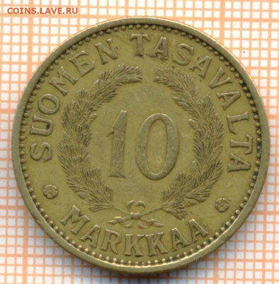 Финляндия 10 марок 1930 г., до 10.03.2024 г. в 22.00 по Моск - Финляндия 10 марок 1930 283а