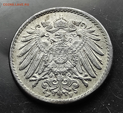 Германия 5 пфеннигов 1918 F до 9.03.2024 - IMG_20240304_114215
