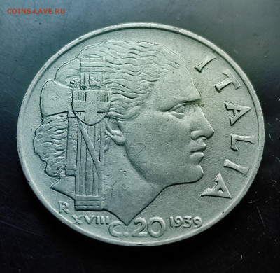 Италия 20чентезимо 1939 до 9.03.2024 - IMG_20240304_114809