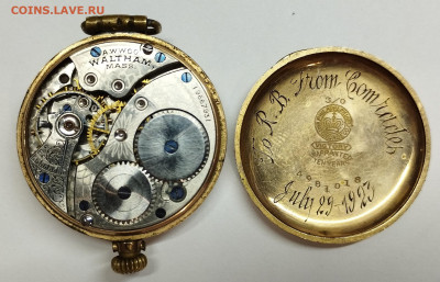 Позолоченные часы American Waltham Watch Co. 1914г. - IMG_20240226_202822