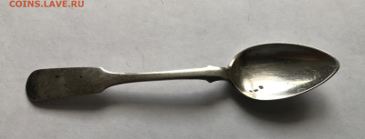 Старинная серебряная ложка 84 проба 1857 год - IMG_9112.JPG