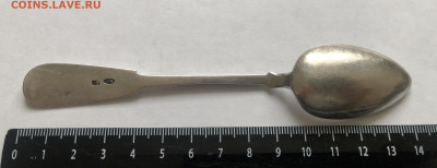 Старинная серебряная ложка 84 проба - IMG_9127.JPG