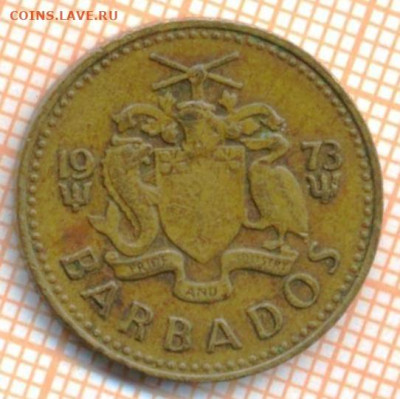 Барбадос 5 центов 1973 г., до 11.03.2024 г. в 22.00 по Москв - Барбадос 5 центов 1973 267а