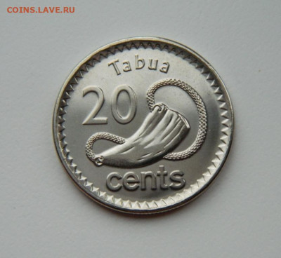 Фиджи 20 центов 2012 г. (Фауна) до 07.03.24 - DSCN4446.JPG