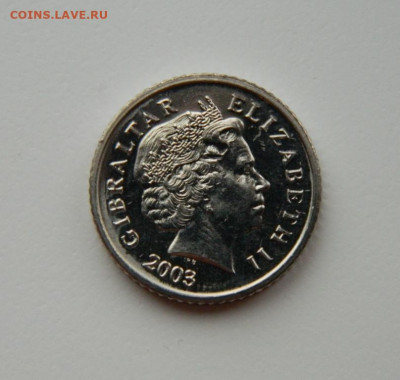 Гибралтар 5 пенсов 1994 г. (Фауна) до 11.03.24 - DSCN4415.JPG