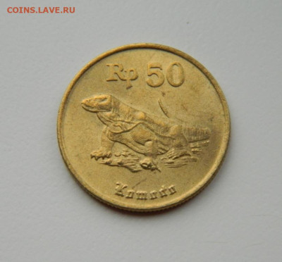 Индонезия 50 рупий 1994 г. (Фауна) до 11.03.24 - DSCN4544.JPG