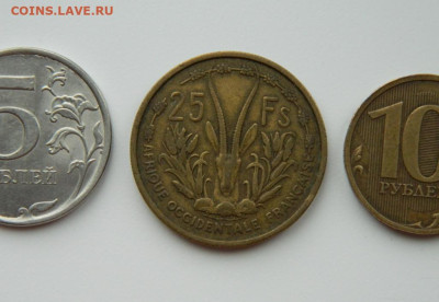 Французская Западная Африка 25 франков 1956г(Фауна) до 11.03 - DSCN4434.JPG