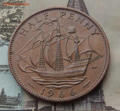 Великобритания ½ пенни 1966 до 10.03.2024 - Великобритания ½ пенни 66.JPG