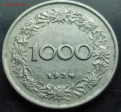Австрия 1000 крон 1924 до 10.03.2024 - IMG_20240305_172601