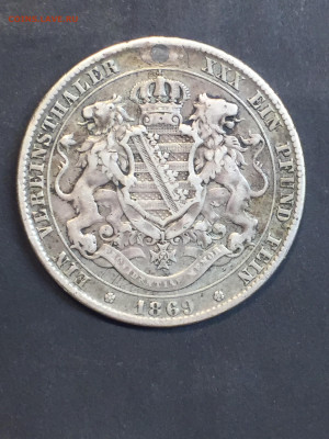1 Талер 1869, Иоганн, до 12.03.2024 - 4166B178-2654-49AA-AB83-E36F3E884A2B