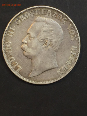 1 Талер 1861, Людвиг III, до 12.03.2024. - 91407322-0AC0-4148-A7DA-DD9CFEAE2E25