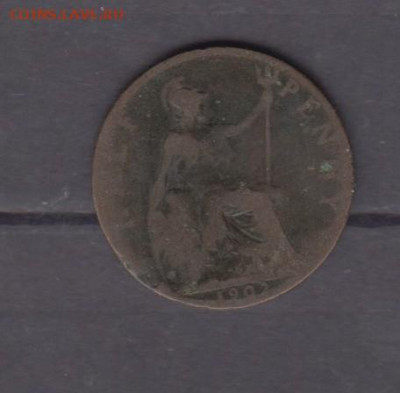 Великобритания 1902 пол пенни до 09 03 - 218а