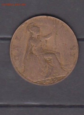 Великобритания 1919 1 пенни до 09 03 - 221а