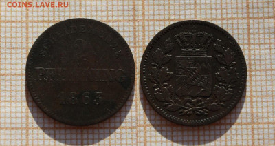 6 монет Старой Германии 1752-1869. До 12.03.24 в 22:00 - 1863