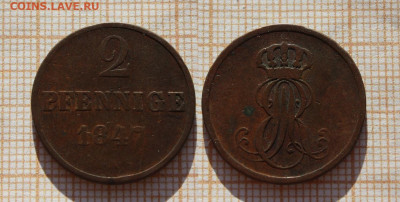 6 монет Старой Германии 1752-1869. До 12.03.24 в 22:00 - 1847