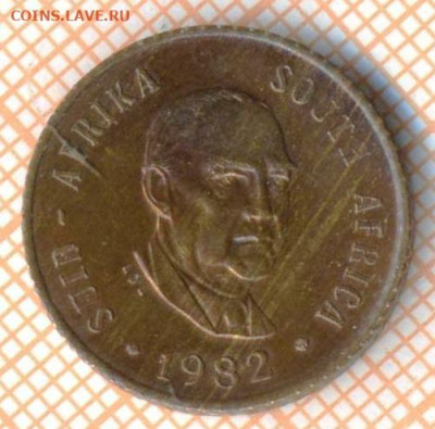 ЮАР 1 цент 1982 г., до 12.03.2024 г. в 22.00 по Москве - ЮАР 1 цент 1982 310