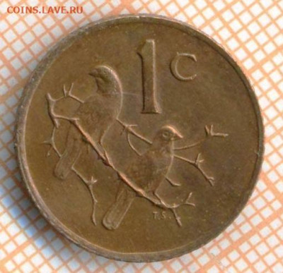 ЮАР 1 цент 1982 г., до 12.03.2024 г. в 22.00 по Москве - ЮАР 1 цент 1982 310а