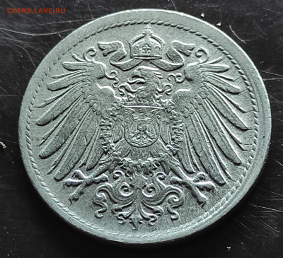Германия 10 пфеннигов 1921 цинк до 1103.2024 - IMG_20240306_163723