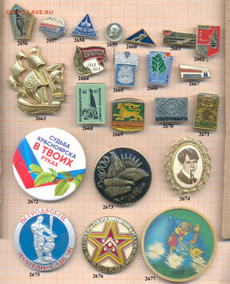 значки разные фикс.цена 15 руб3, до ухода в архив - 1 2656 2677