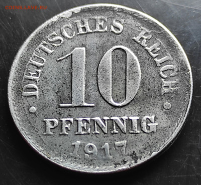 Германия 10 пфеннигов 1917 до 11.03.2024 - IMG_20240306_165530