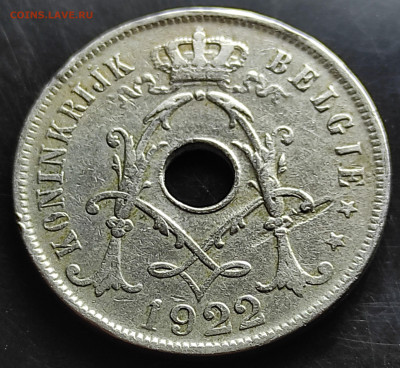 Бельгия 25 сантимов 1922 до 11.03.2024 - IMG_20240306_165555