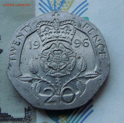 Великобритания 20 пенсов 1996 до 12.03.2024 - Великобритания 20 пенсов 96.JPG