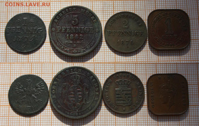 4 монеты Сборный лот 1795 - 1945. До 12.03.24 в 22:00 - лот5
